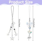 2pcs Cute Phone Charm Blue Star Charms Strap Y2k Cell Bracelet    