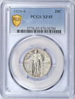 1929-s Standing Liberty Quarter Pcgs Xf45