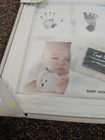 Baby Print Picture Frame Hand Foot Print   Photo Box W Ink Pad Moon   Stars New