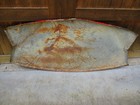 Vintage Original Coca-cola Soda Pop 60  Metal Fish Tail Sign