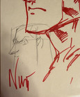 Daredevil Original Sketch By Eddie Nunez Signed Marvel Comic Art W  Coa