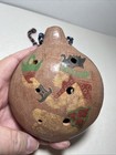 Vintage Folk Art Clay Ocarina Flute-made In Chile Yum-kax God Of Corn