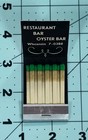Vintage Post   Coach Inn Nyc Matchbook Port Authority Bus Terminal Oyster Bar