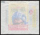 1963 Fleer 5 Cent Football Opened Wax Pack Wrapper Aa177