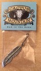 Handmade Feather Zipper Pulls Purse Charm Key Chain Fob  Handbag Accessory