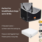 Dog Car Seats For Small Medium Dogs Up To 35lbs   Elevated Dog Booster Seat With