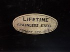 Vintage Mid-century Arnart 5th Ave Stainless Steel Steak Knife Set  circa 1950 