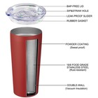 Vegond 20oz Tumbler Bulk Lid And Straw 12 Pack Stainless Steel Vacuum Insulated