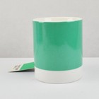 Pantone Coffee Mug - 3395 C - Green Spearmint  Space Alien - Factory Second