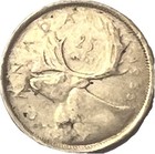 1955 Canada 25 Cents Silver Coin - Combined Shipping - Lot C35