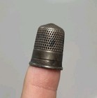 Vintage Sterling Silver Collectible Size 8 Thimble 3 4  - 3 Grams