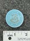 Vtg Pioneer Club Las Vegas  5 Chip Blue 1940   s 