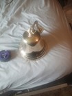 Nautical Antique Brass Hanging Door Ship Bell 7  Big With Wall Mounted Bracket