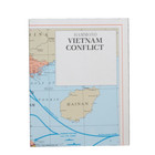 Original  1954-75 Hammond Vietnam War Conflict Wall Map 25  X 37  Poster Vtg New