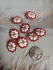 Lot Of 10 22mm Designer Button Chanel Button Replacement Gold Tone 