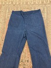Vintage Denim Flare Leg Jeans Us Navy Dungarees Naval Size 36