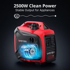 2500-watt Gas Powered Portable Inverter Generator  Co Sensor  Super Quiet For   