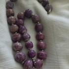 Womens Purple Charoite Navajo Sterling Silver Necklace 20  62mm Charoite Bangle 