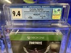 2019 Xbox One Fortnite Darkfire W  Embossed Slip Cover Graded Cgc 9 4 A  Sealed
