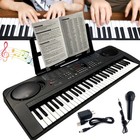 61 Key Electric Digital Piano Kids Beginner Player   Mic Portable Music Keyboard