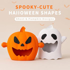 Halloween Baby Teething Toys  Pumpkin   Ghost Mitten Teethers