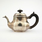 Early Antique Dutch Solid Silver Teapot  H  Van Teeklenburg  The Hague  1731 