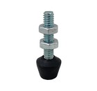        2 Pack  Toggle Clamp Spindle Screw Assembly Black Neoprene Head 1 4  M6