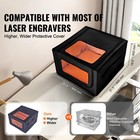 Laser Engraver Enclosure 800x800 Mm Flame Retardant   Fireproof Protective Cover
