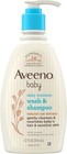 Aveeno Baby Wash   Shampoo Natural Oat Extract Paraben Free 8 Oz 2 Pack