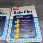 New 3 Packs Vintage 12 Duck Diaper Pins 1986 Playskool Baby Yellow   Blue  white