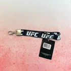 Ufc Lanyard Wristlet Black Key-chain Strap  new  Mixed Martial Arts