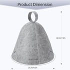 2 Pack Sauna Hat  Wool Felt Sauna Cap Russian Banya Cap Unisex Sauna Hat For Ste