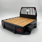 Cen Racing 1 10 Rc Flatbed Kit    Custom Bed For F450 Dually Truck  wood black 