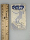 1963 The Angry Sea Surf Film Schedule Paper Card John Severson Super Rare