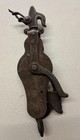 Vintage Antique Industrial Pulley 2 Wheel See Pics