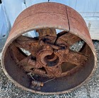 Antique Industrial Salvaged Cast Iron Wheel Ga20897