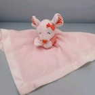 Carter s Pink Mouse Striped Ears Satin Security Blanket Lovey Plush Baby Girl