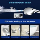 Filter Shower Head-10 Modes  High Pressure Water-saving  Doe Certified  71  Hose