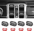 Window Switch Button Cover Jeep Wrangler Gladiator 2018-2026 Jl Jlu 4xe Jt