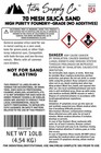 Pure Silica Sand 70 Mesh Medium Foundry Sand 10lb Kiln-dried High-purity