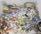 Junk Journaling Lot Craft Supplies Scrapbooking Cardmaking Stickers Yarn Glitter