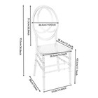 Pc Dining Room Chair Set Of 4 For Living Room  Restaurant Clear Dining Chairs
