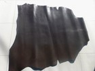 Goatskin Leather Hide Dark Brown Thin Firm Tempered Smooth Semi Gloss Finish