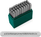 Impressart - Basic Homeroom 27 Piece Uppercase Letter Metal Stamp Set  3mm 