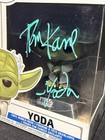 Tom Kane Rare Signed Autograph Star Wars Yoda 269 Funko Pop  Figure