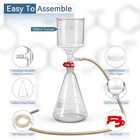 Flask Funnel Lab Vacuum Filtration Buchner Funnel Kit 1l Filter W  Bottle Funnel