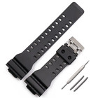 Waterproof Resin Watch Strap For G-shock Ga-110gb Ga-100 Replacement Watchband F