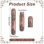 2pcs Vintage Needle Storage Case Metal Sewing Needle Holder 3 5   0 6   0 4     