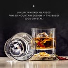 Joyjolt Everyday Whiskey Glasses - 10oz Old Fashioned Glasses Set 4 Crystal