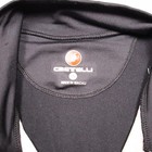 Castelli Cycling Jacket Mens 2xl Black White Full Zip Long Sleeve Rear Pockets